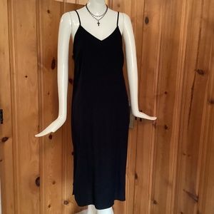 EUC Arizona Black Midi Slip Dress